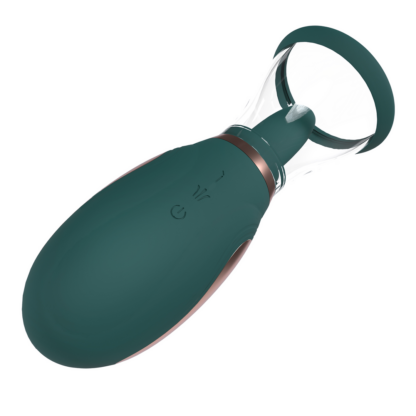 Enhance - Oplaadbare Vulva- en Borstpomp - Bosgroen - Afbeelding 5