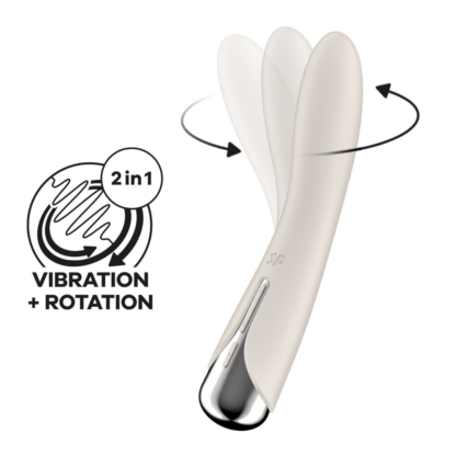 Spinning Vibe 1 - Rotating G-Spot Vibrator - Beige - Afbeelding 6