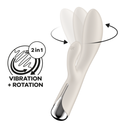 Spinning Rabbit 1 - Rotating Rabbit Vibrator - Beige - Afbeelding 6