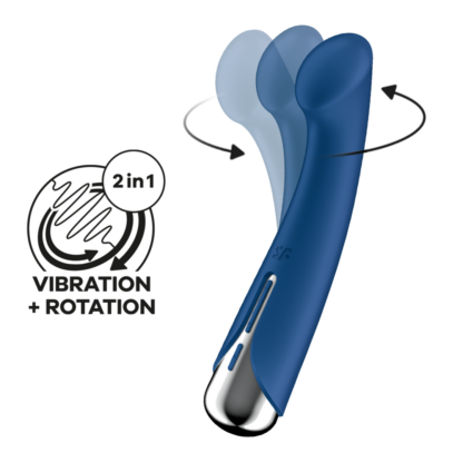 Spinning G-Spot 1 - Draaibare G-Spot Vibrator - Blauw - Afbeelding 6