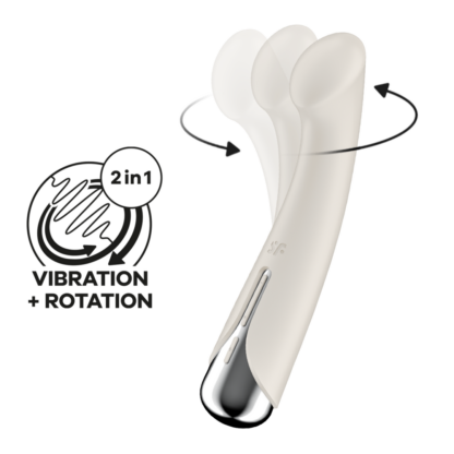 Spinning G-Spot 1 - Rotating G-Spot Vibrator - Beige - Afbeelding 6
