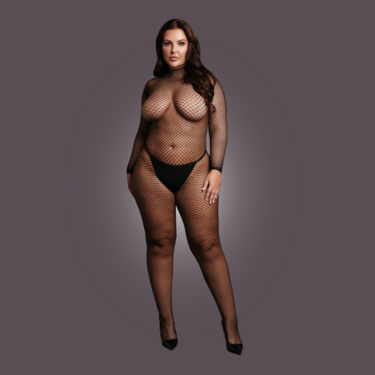 Bodystocking Fishnet Structuur - Open / Turtle - OSX - Zwart - Afbeelding 5
