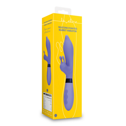 Siliconen Puntige Konijnen Vibrator - Protanopia - Afbeelding 2