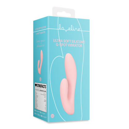 Ultra Soft Silicone G-Spot Vibrator - Cherry Chiffon - Afbeelding 2