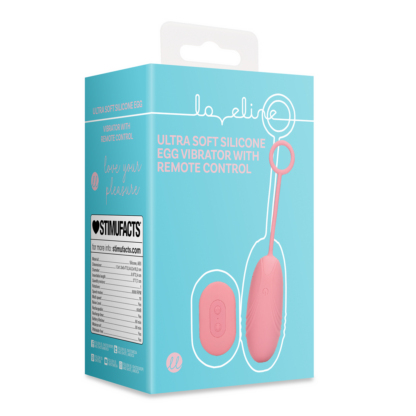 Ultra Soft Siliconen Eivibrator met Afstandsbediening - Roze Arabesque - Afbeelding 2