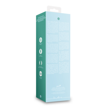 Pulse Wave en Op-en-Neer Beweegbare Ring Vibrator - Arctic Blue - Afbeelding 3