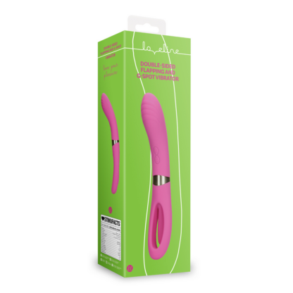 Dubbelzijdige flapper en G-Spot vibrator - Uitbundig Roze - Afbeelding 2