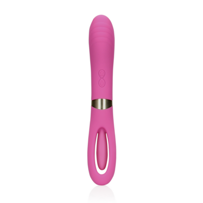 Dubbelzijdige flapper en G-Spot vibrator - Uitbundig Roze - Afbeelding 5