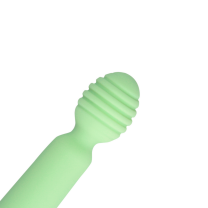 Geribbelde Mini Vibrator met USB Oplader - Lente Salie - Afbeelding 7