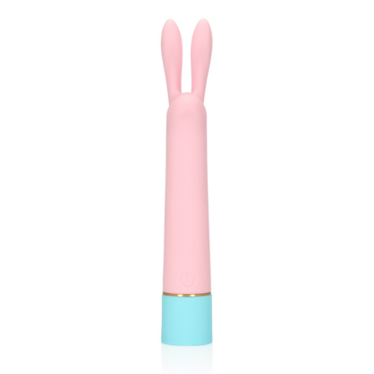 Mini Rabbit Vibrator met USB Oplader - Cherry Chiffon - Afbeelding 5