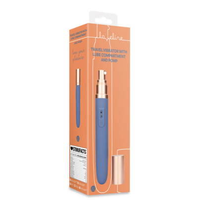 Reisvibrator met Lube Compartment en Pomp - Blue Horizon - Afbeelding 2