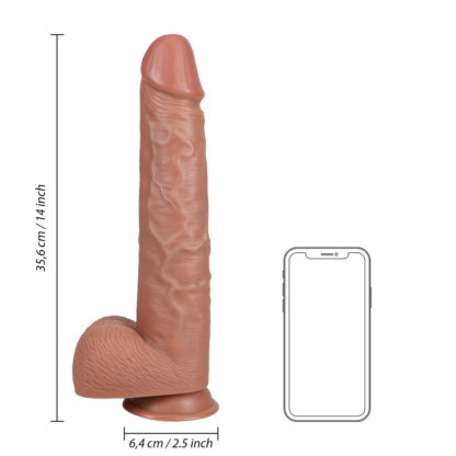 Extra Large Straight met Ballen 14 / 35,5 cm - Tan - Afbeelding 7