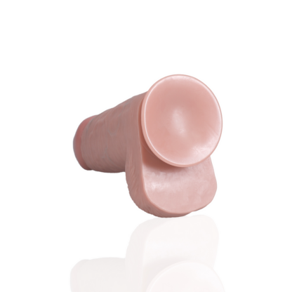 Extra Dikke Rechte met Ballen 8 / 20,3 cm - Vlees - Afbeelding 6
