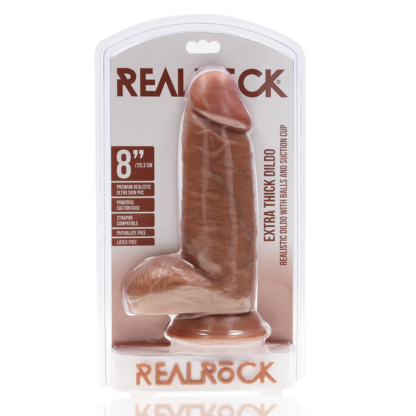 Extra Dikke Recht met Ballen 8 / 20,3 cm - Tan - Afbeelding 2