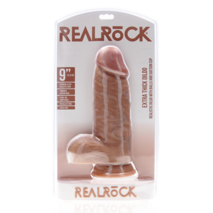 Extra Dikke Recht met Balletjes 9 / 23 cm - Tan - Afbeelding 2