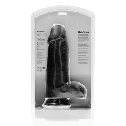 Extra Dikke Recht met Ballen 10 / 25,4 cm - Zwart - Afbeelding 3
