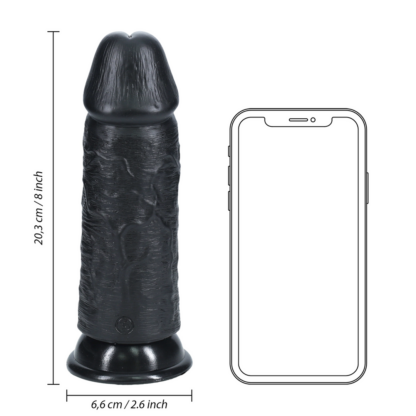 Extra Dikke Recht zonder Ballen 8 / 20,3 cm - Zwart - Afbeelding 7