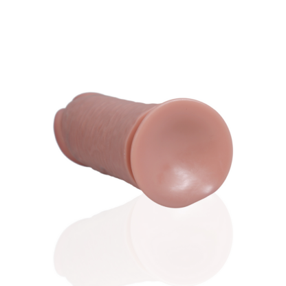 Extra Dikke Straight zonder Balls 10 / 25,4 cm - Vlees - Afbeelding 4