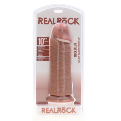Extra Dikke Straight zonder Balls 10 / 25,4 cm - Tan - Afbeelding 2