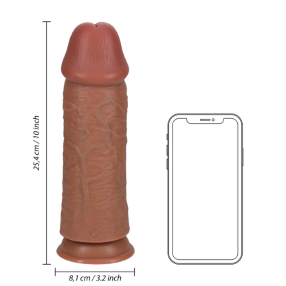 Extra Dikke Straight zonder Balls 10 / 25,4 cm - Tan - Afbeelding 7