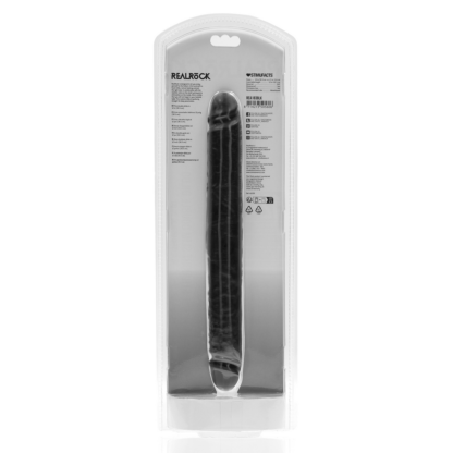 Slim Double Ended Dong 12 / 30,5 cm - Zwart - Afbeelding 3