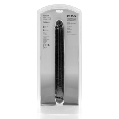 Slim Double Ended Dong 14 / 35,6 cm - Zwart - Afbeelding 3