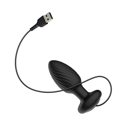 Tornado - Afstandsbediening Rotating Butt Plug - Zwart - Afbeelding 6
