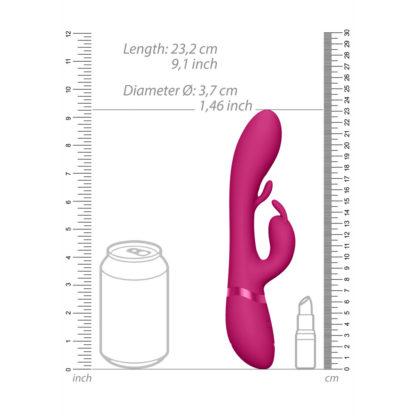 Tama - Wave Vibrating G-Spot Rabbit - Roze - Afbeelding 5