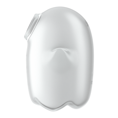 Glowing Ghost - Glow in the Dark - Dubbele Air Pulse Vibrator - Wit - Afbeelding 3