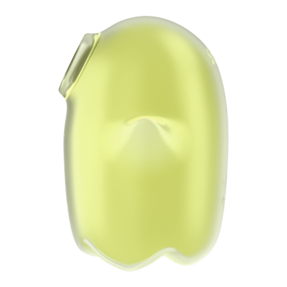 Glowing Ghost - Glow in the Dark - Dubbele Air Pulse Vibrator - Geel - Afbeelding 3