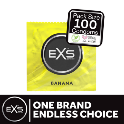 EXS Banaan - Condoms - 100 Stukken - Afbeelding 3