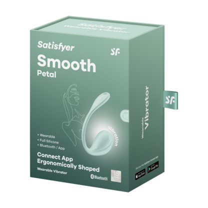 Smooth Petal Connect App - Draagbare Paar Vibrator - Mint - Afbeelding 2