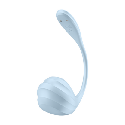 Glad Petal Connect App - Draagbare Koppel Vibrator - Lichtblauw - Afbeelding 4