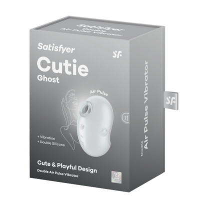Cutie Ghost - Air Pulse Vibrator - Wit - Afbeelding 2