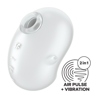 Cutie Ghost - Air Pulse Vibrator - Wit - Afbeelding 6