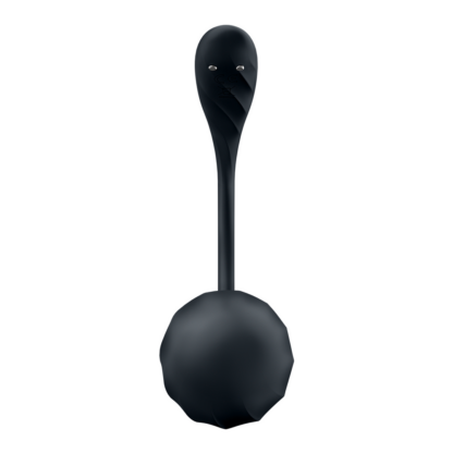 Ribbed Petal Connect App - Draagbare Koppel Vibrator - Zwart - Afbeelding 3