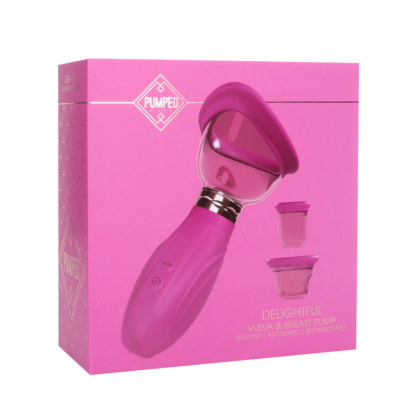 Heerlijke - Oplaadbare Vulva en Borst Pomp - Roze - Afbeelding 2