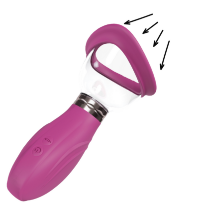 Heerlijke - Oplaadbare Vulva en Borst Pomp - Roze - Afbeelding 6