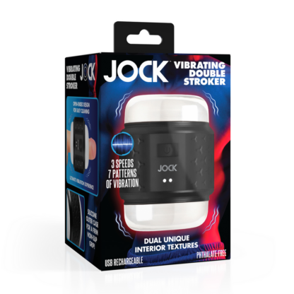 Vibrerende Dubbele Stroker - Zwart - Afbeelding 2
