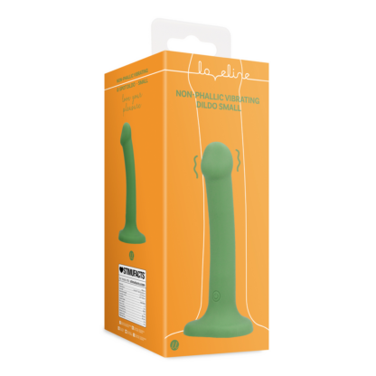 Niet-Falisch Vibrerende Dildo - Klein - Bosgroen - Afbeelding 2