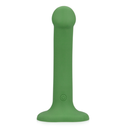 Niet-Falisch Vibrerende Dildo - Klein - Bosgroen - Afbeelding 4