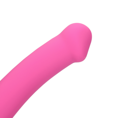 Non-Phallic Vibrerende Dildo - Medium - Krachtig Roze - Afbeelding 7