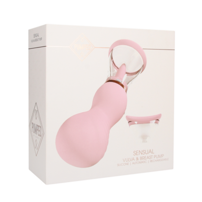 Sensuele - Oplaadbare Vulva en Borst Pomp - Roze - Afbeelding 2