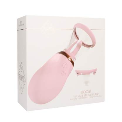Boost - Oplaadbare Vulva en Borstpomp - Roze - Afbeelding 2