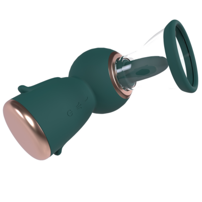 Exquise - Oplaadbare Vulva- en Borstpomp - Bosgroen - Afbeelding 3