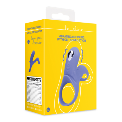 Vibrerende Cockring met Clit Stimulatie - Tamiya Blauw - Afbeelding 2