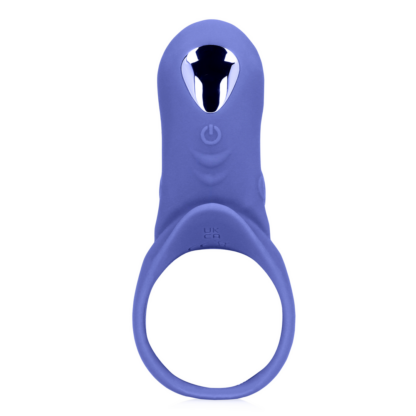 Vibrerende Cockring met Clit Stimulatie - Tamiya Blauw - Afbeelding 4