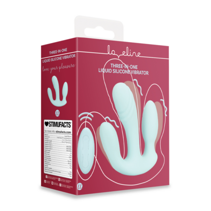 Drie-in-één Vloeibare Siliconen Vibrator - Afbeelding 2