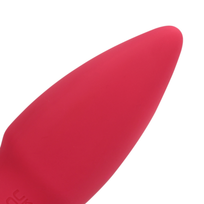 Kegelvormige Bullet Vibrator - Blushing Red - Afbeelding 6
