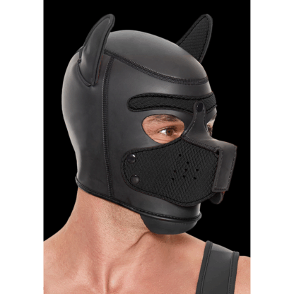 Neopreen Puppy Mask - Zwart - Afbeelding 7